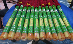  Sáo dizi nạm ngọc khớp inox