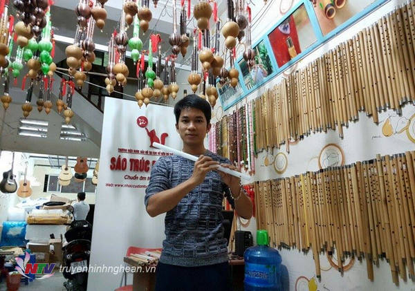 Cửa hàng Sáo trúc tại Hà Nội của doanh nhân Nguyễn Văn Mão