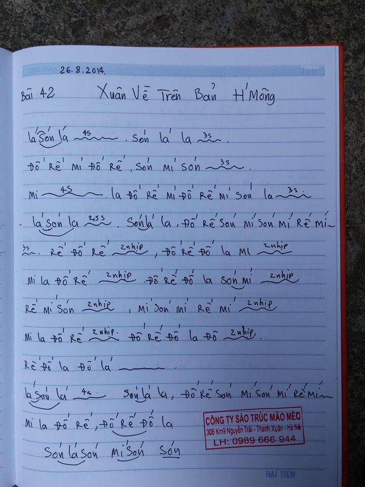 Cảm âm sáo trúc bài Xuân về trên bản H mông - phần 1